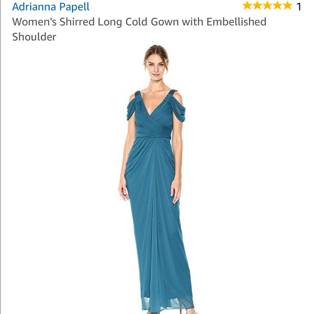 NWOT Adrianna Pappal Cold Shoulder Shirred…
